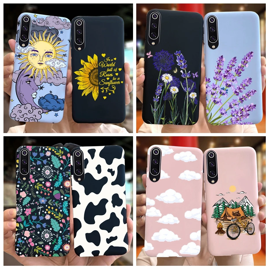 Чехол для телефона Xiaomi Mi 9 Lite милый силиконовый чехол SE Mi9 9SE Mi9lite мягкий бампер из
