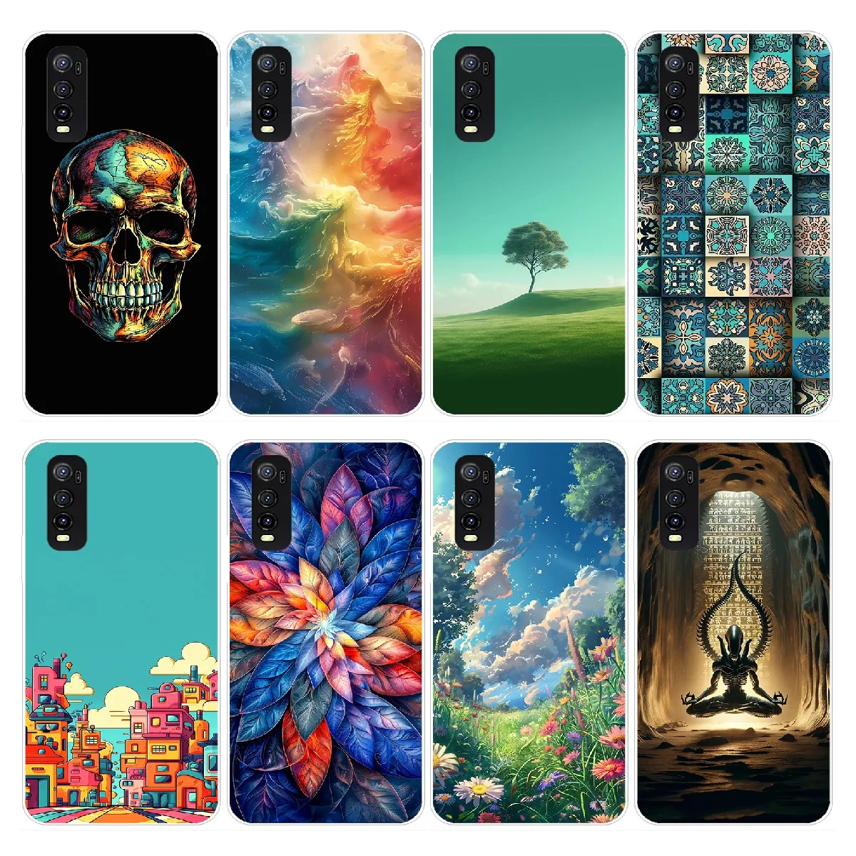 Прозрачный чехол для Vivo Y70 Y77T VivoY78M прозрачный мягкий силиконовый Y78 China VivoY56 Funda