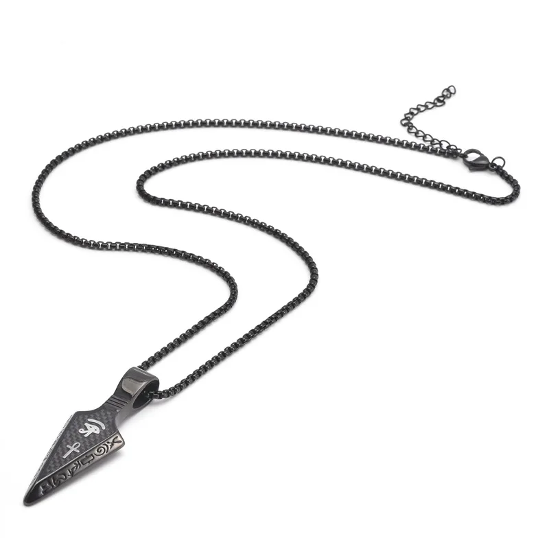 Подвески Horus Eye Anka Cross Spearhead из нержавеющей стали для мужчин и женщин, элитные персонализированные модные ожерелья, ювелирные изделия (art.: 3920d0ea0ab41) - 3920d0ea0ab41