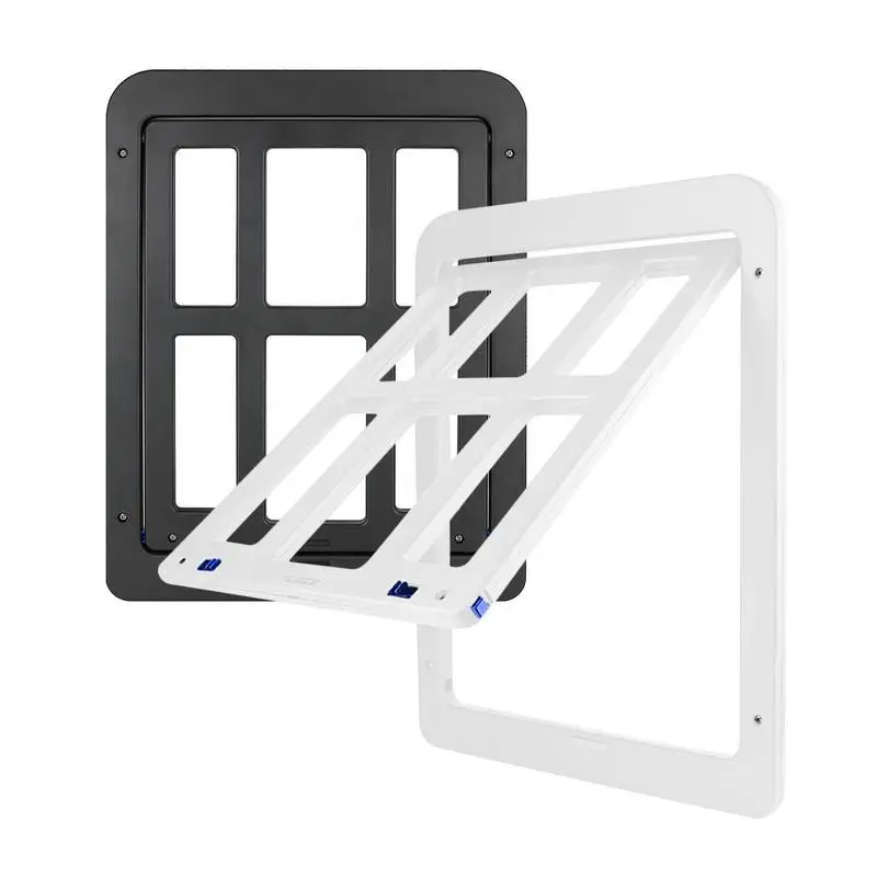 

Дверной экран для кошек, дверь для собак, двойная Магнитная Дверь с магнитным клапаном для котят, прочная и долговечная дверь для кошек