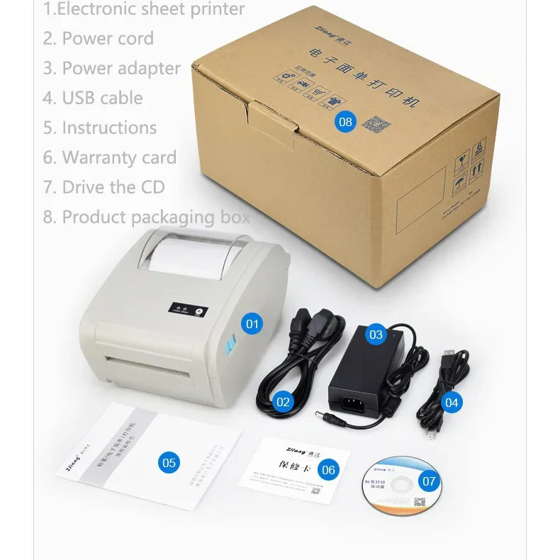 9210 USB/Bluetooth/LAN/WIFI 4-дюймовый термопринтер цена продукта штрих-код QR-код наклейка