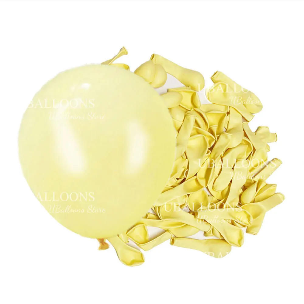 

Гелиевые латексные шары MicroPlush желтые 5/10/12 дюймов