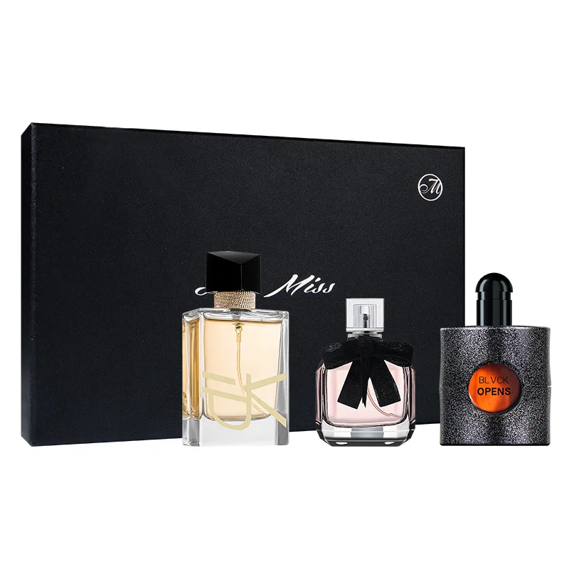 

3 in1 Perfume For Women Flower Fragrance Deodorant Long Lasting FashionLady Fragrance Beautiful Box 1Set 3pcs