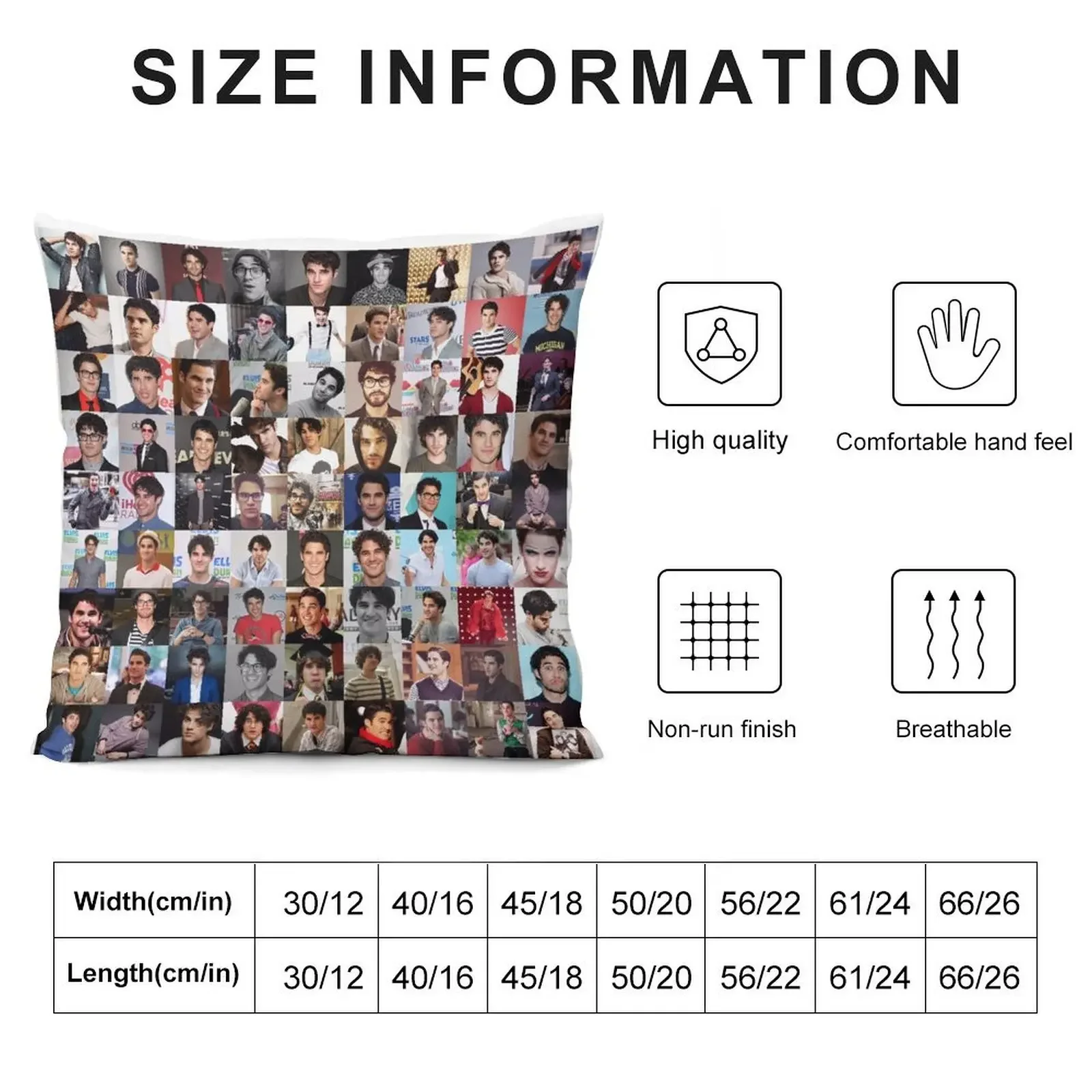 Коллаж Даррен Кресс - множественные предметы декоративная подушка