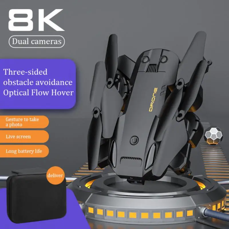 

Q6 Mini Drone 8K 4K Dual Camera GPS Positioning UAV 4 Channels Aircraft Smart Return Remote Control Racing Children's Boy Toys