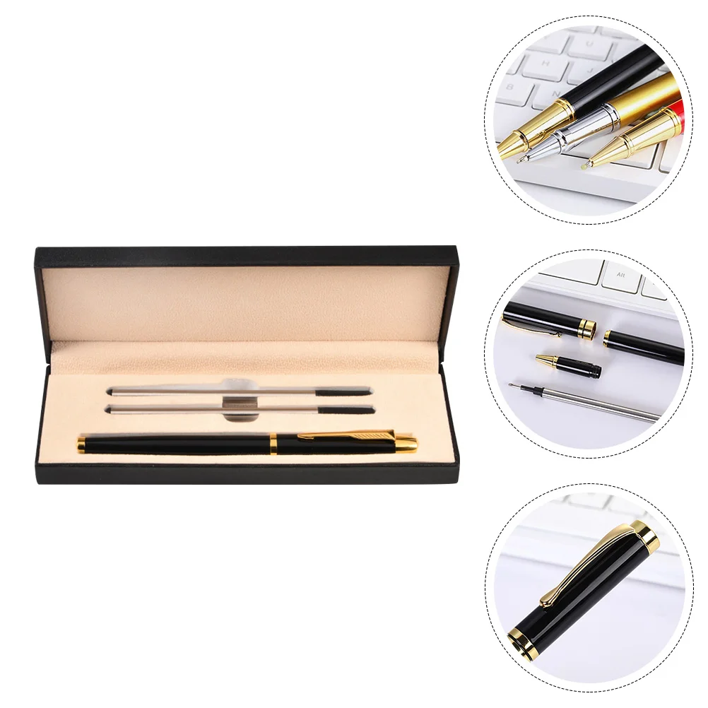 

1 Set of Business Events Gift Conference Roller Pen Office Pen (Black)