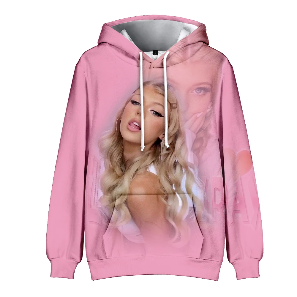 

Толстовка Loren унисекс с длинным рукавом, серый свитшот, уличная одежда в стиле Харадзюку, молодежная 3D одежда, 2023