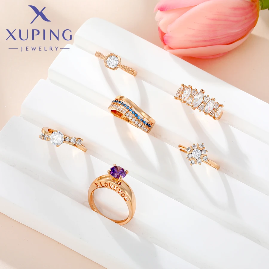 Ювелирные изделия Xuping модные очаровательные смешанные кольца для женщин