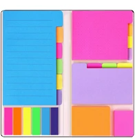 divider sticky notes set memo pad self adhesive bookmark scheduler paper stickers school office supplies