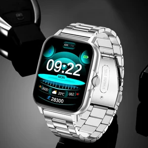 LIGE 2022 New NFC Smart Watch Men Women 1.69 Inch HD Heart Rate Fitness Tracker Bluetooth Call Men S