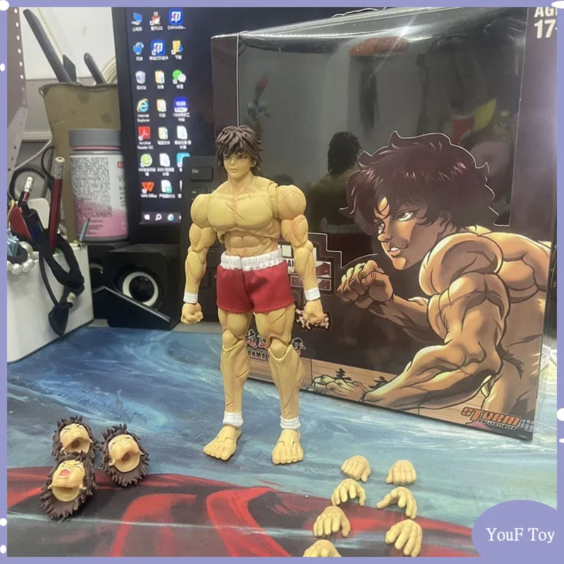 

Baki Hanma Action Figure Baki Kibk 01 1/12 Son Of Ogre Figures Ko St Anime Figures Figurine Statue Model Dolls Collectible Toys