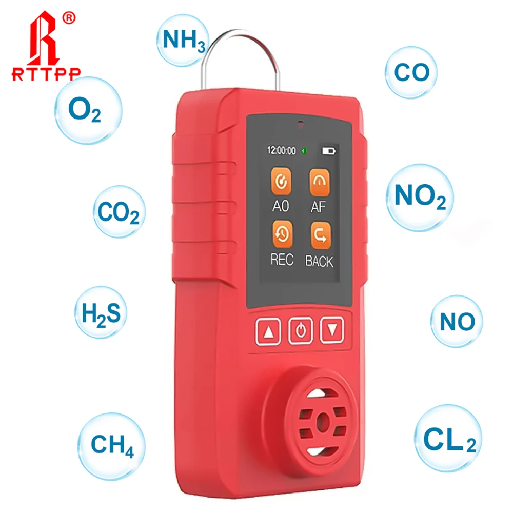 

Portable Gas Detector H2 / O3 / Co / Ph3 / Co2 / H2s / Nh3 / O2 / No2 / No / Ex / Ch4 Single Combustible Gas Leak Detector