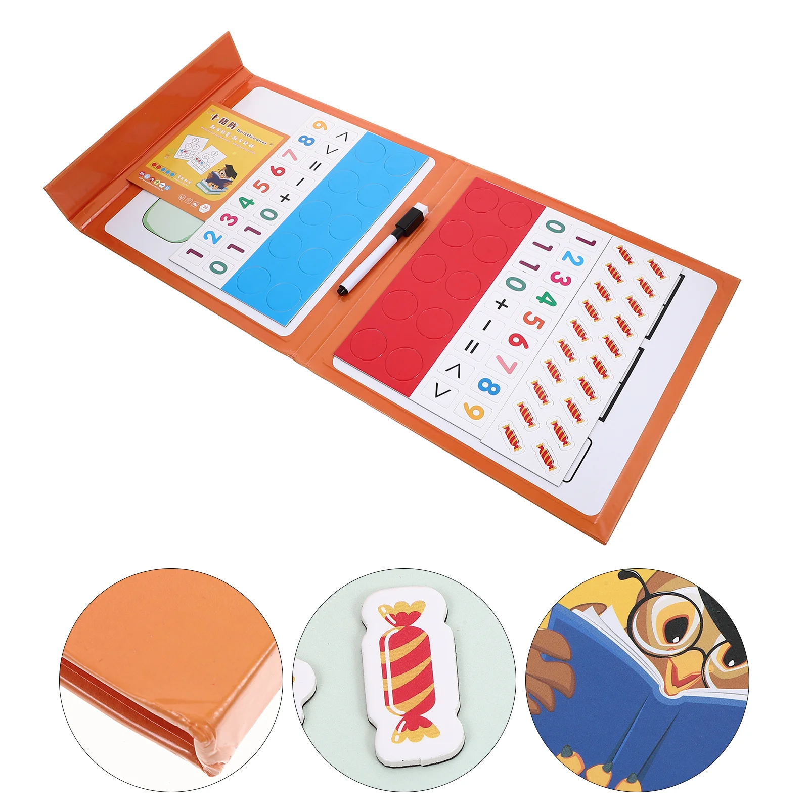 

Math Counting Toy Children Addition Counters Kids Training Artifact Manipulative Kit Kindergarten Magnetic Elementary Teachers