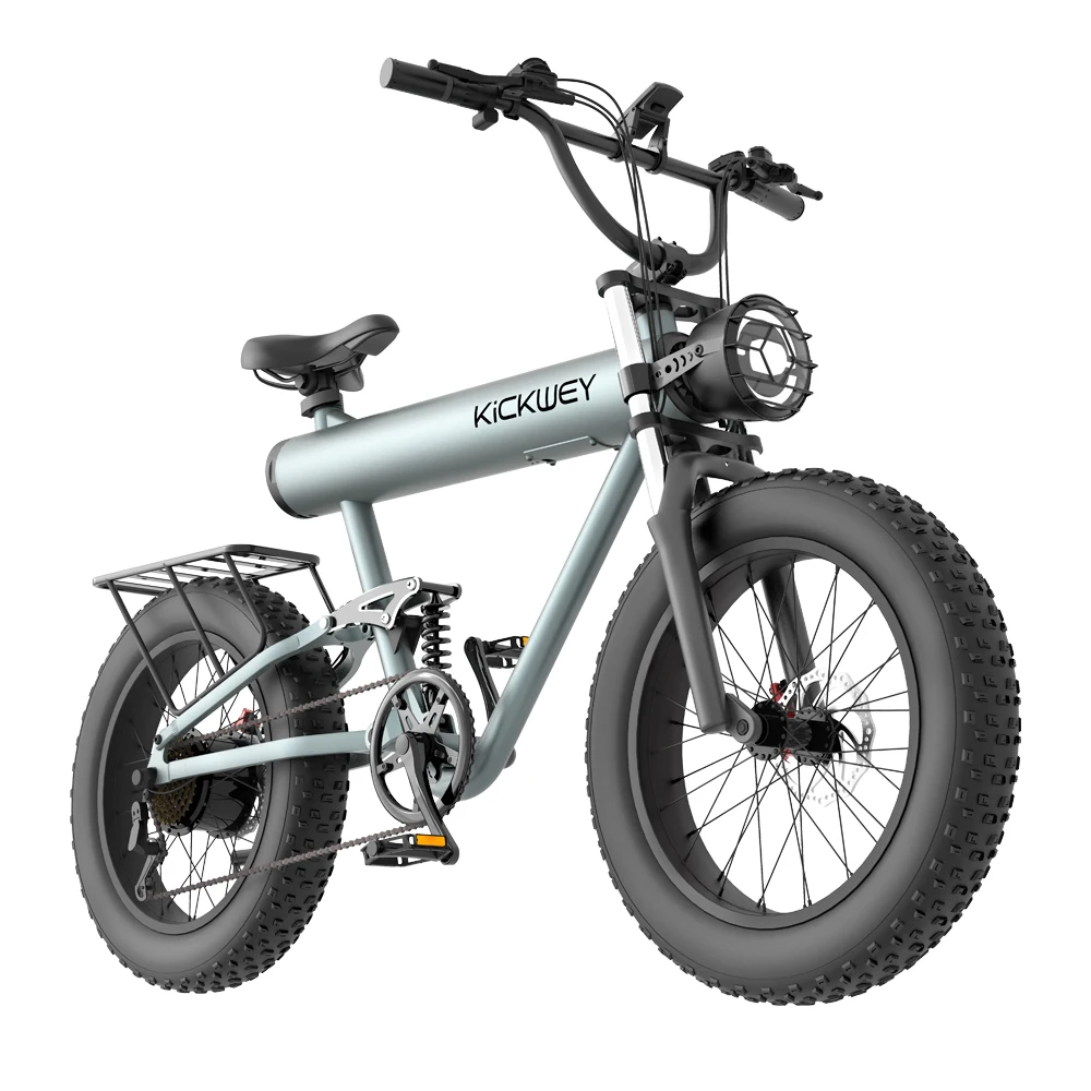 K20 Electric Bike 20 Inch Fat Tire Off Road Ebike 1000W 48V 20AH Powerful Mountain Electric Bicycle For Adults Cycling E BIKE UL