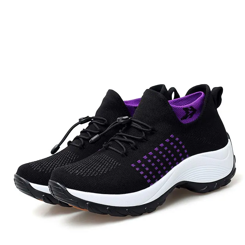 

slip-ons knit women sports shoes comfortable sport shoes women's sneakers of famous brands ladies running shoes shose 1229