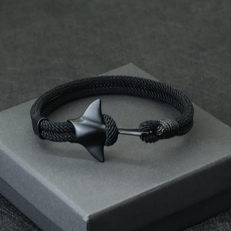 Браслет ручной работы из двух веревок в виде морских животных - купить по