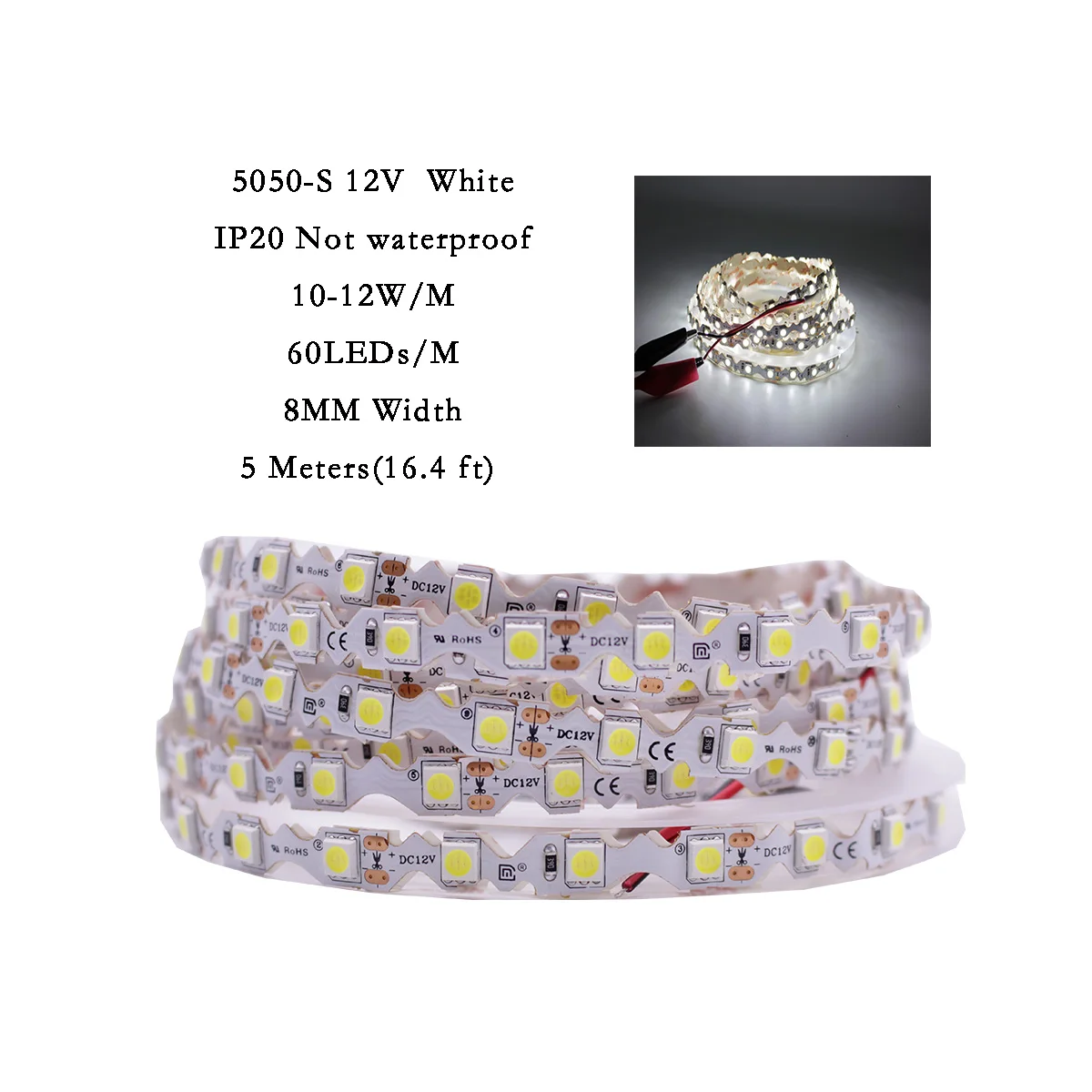 

Светодиодная лента Taslauk RGB 5050 5м