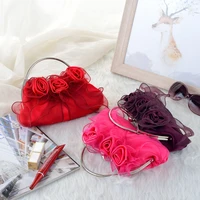 new small fresh rose bag cheongsam bag cross bag hanfu bag bridal dress bag