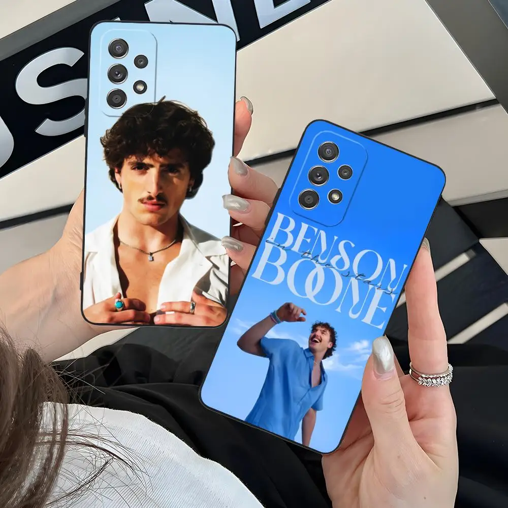 Фото Чехол Benson Boone для Samsung Galaxy M55 54 42 35 34 33 32 23 22 15 14 13 12 F55 5G, мягкий противоударный чехол из ТПУ №3