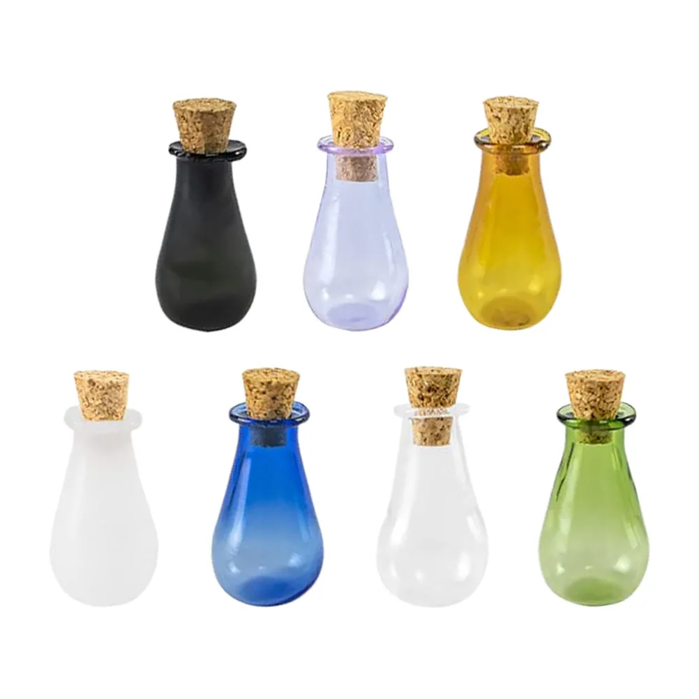 

Bottle Bottles Mini Jars Cork Tiny Jarwish Drifting Message Coloredperfume Favorcontainers Decorative Spell Vialdrift Candy