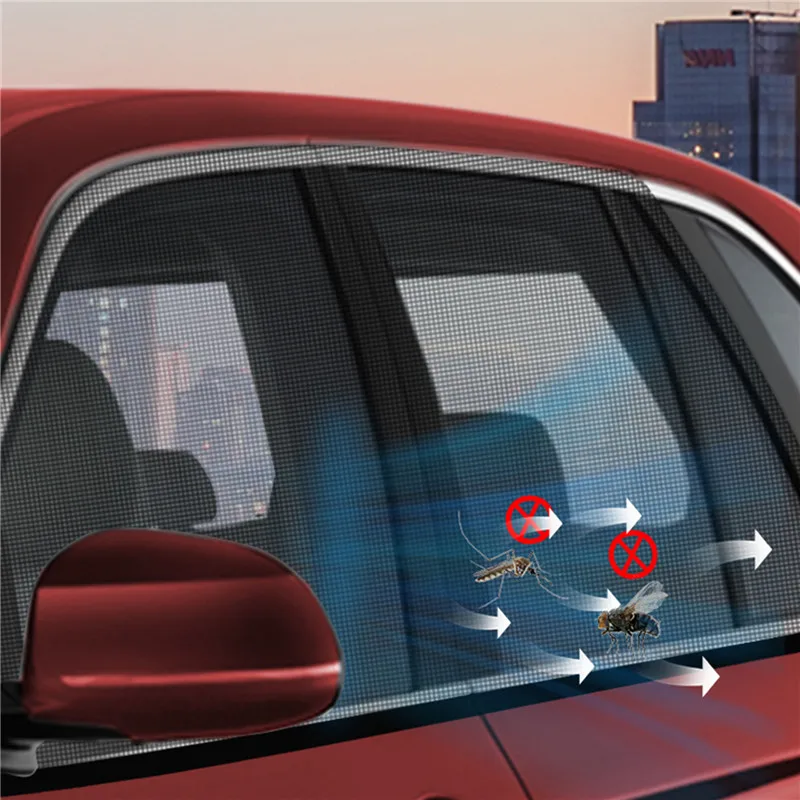 Новые солнечные защитные автомобильные аксессуары летний сетчатый комплект