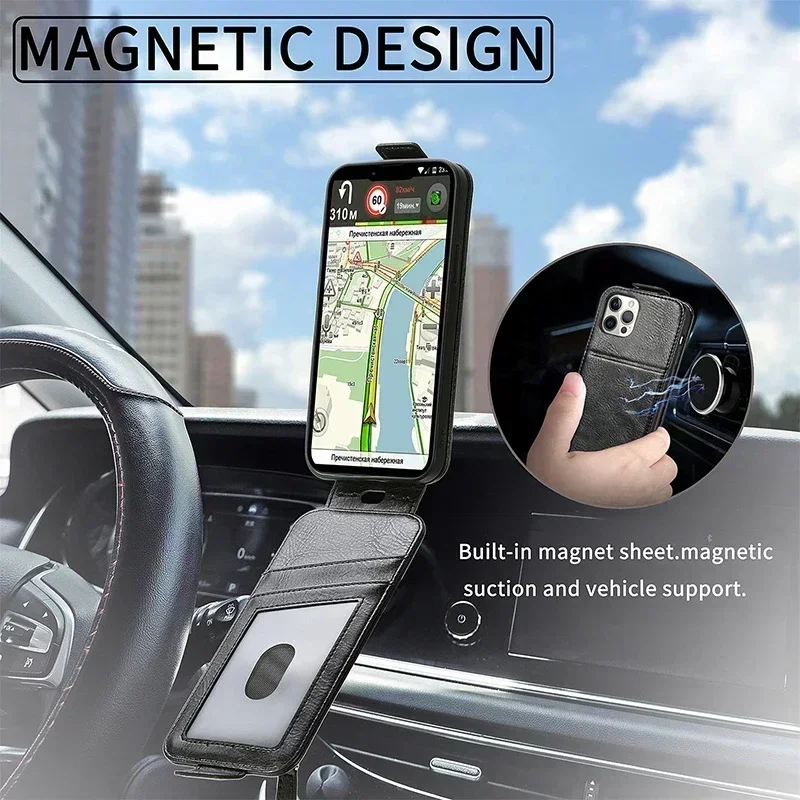 Вертикальный флип-чехол на молнии для OPPO A18 A38 A58 A78 A59 A79 A60 Realme Note 50 C53 C55 C67 Reno 12 12F 11 11F