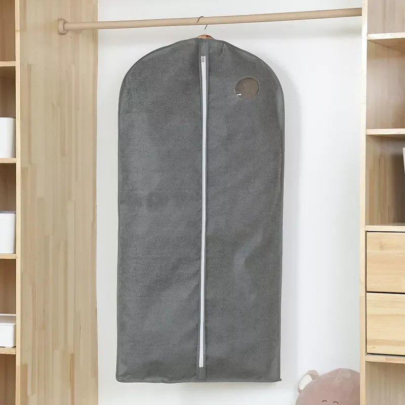 

2022New Garment Coat Outer Dress Suit Clothes Dust-proof Cover with Zipper Clothes Organizer Storage Bags Protect Dust Cover