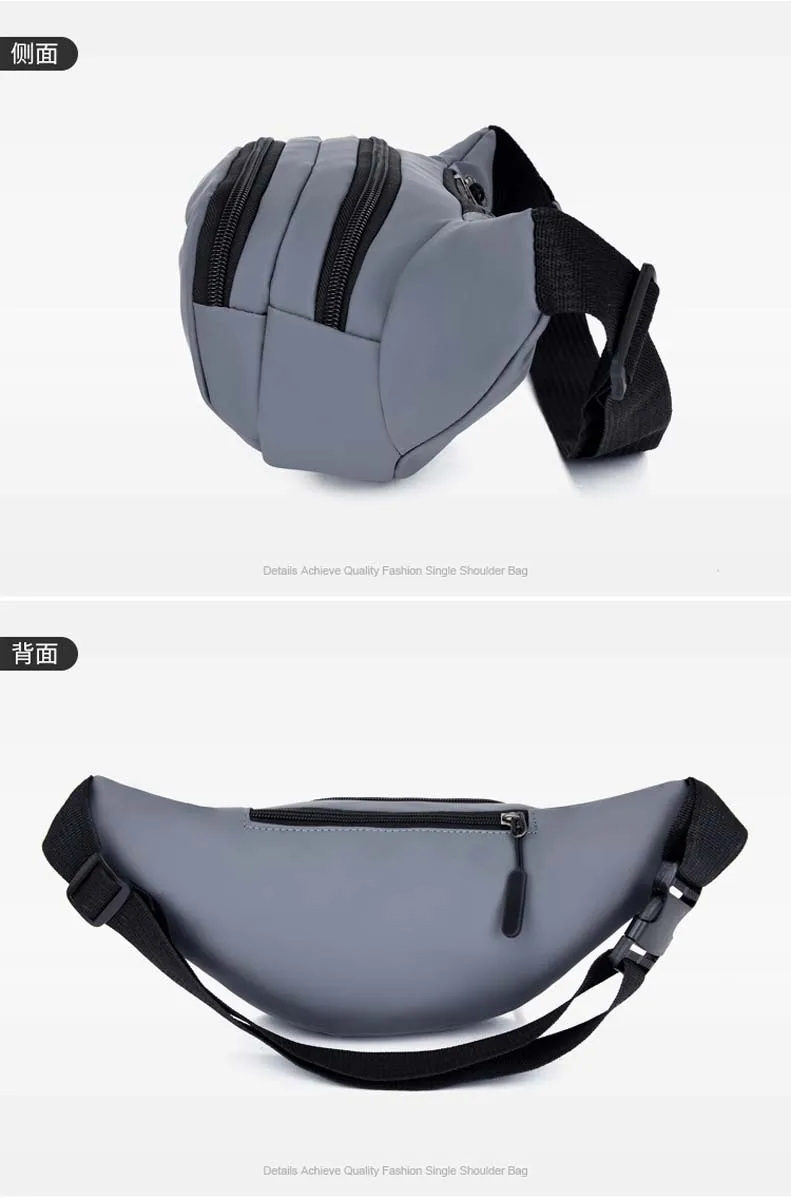 Hot Outdoor Waist Bag Waterproof Waist Bum Bag Running Jogging Belt Pouch Zip Fanny Pack Mobile Phone  Oxford Cloth Chest Bag