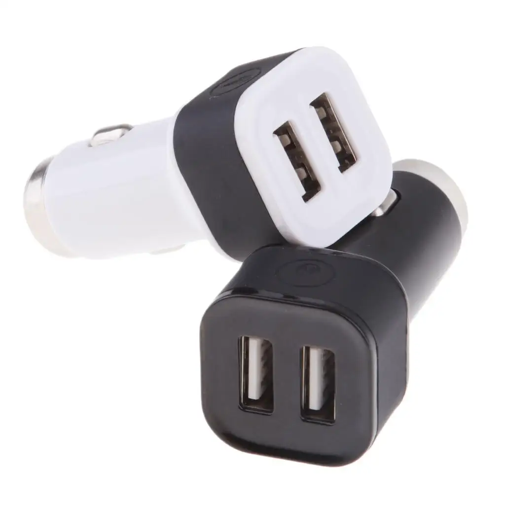 

Автомобильное зарядное устройство с двумя USB-портами для быстрой зарядки