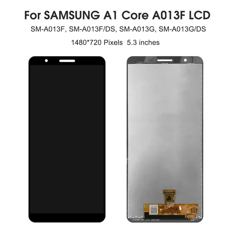 Фото Для Samsung A013 5.3'' OEM A01 Core A013F A013F/DS A013G A013M ЖК-дисплей с сенсорным экраном и диджитайзером в сборе для замены №2