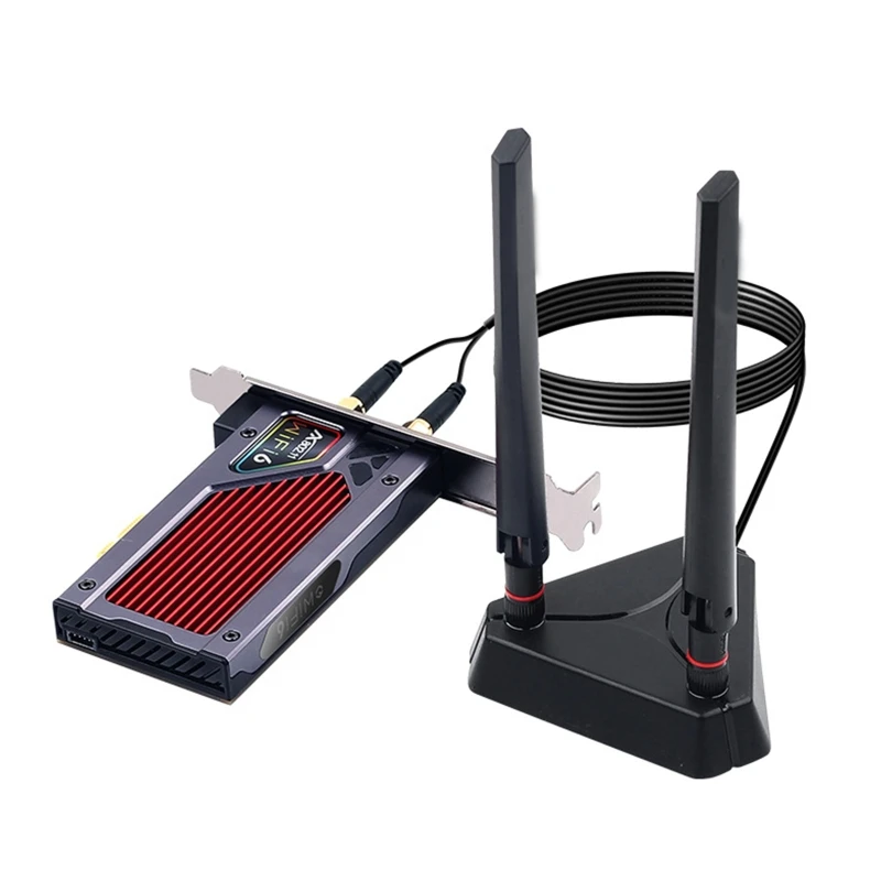 

Wi-Fi-адаптер RGB AX210NGW 2,4 ГГц 5 ГГц 6 ГГц AX210NGW 802.11AX PCI-Express