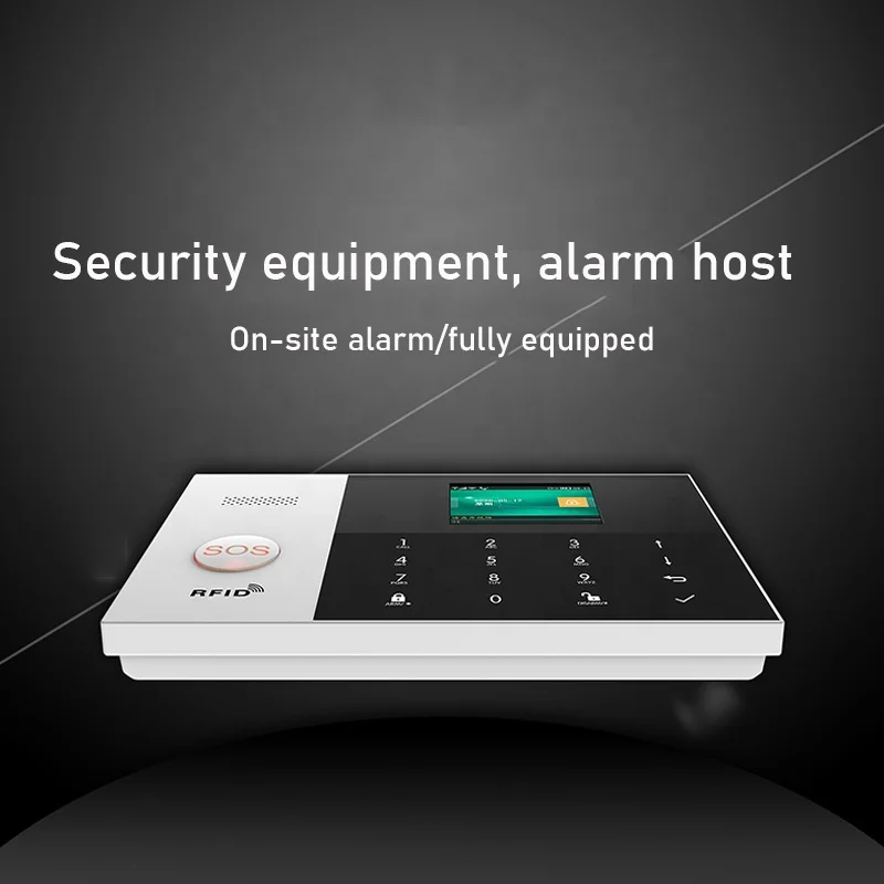 Anti-theft  Wifi Dual Network Smart Burglar Wireless Gsm Security Fire Home  System With Emergency Help Button enlarge