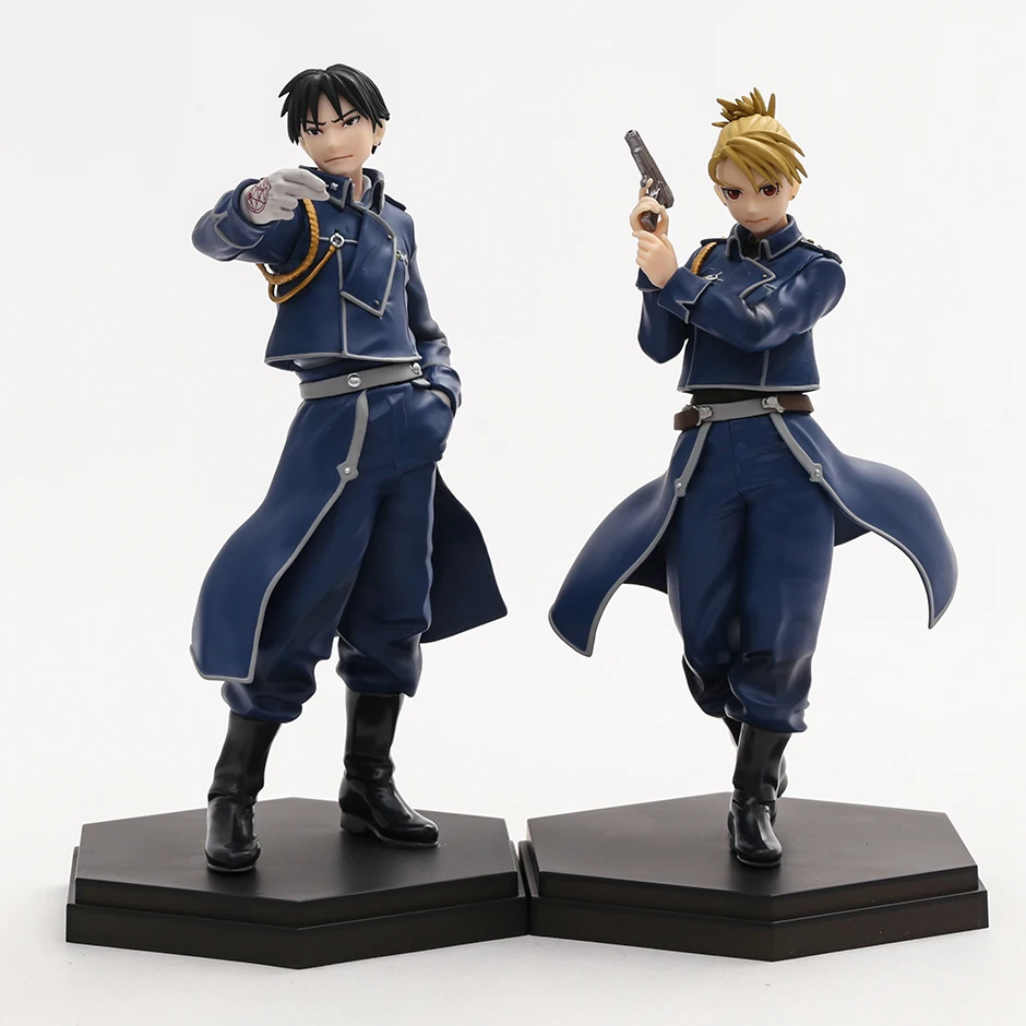 

Fullmetal Alchemist Popup Roy Mustang / Riza Hawkeye PVC Figurine Doll Model Figure Toy Christmas Gift