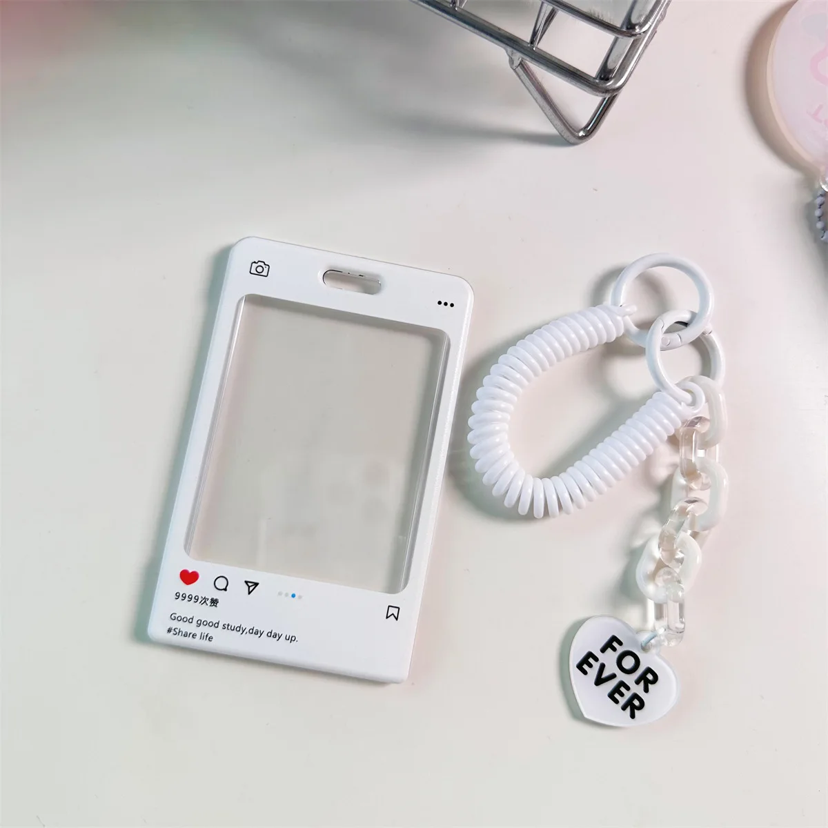 Милый держатель для карт брелок фотокарточек чехол открыток Kpop Idol защитная сумка