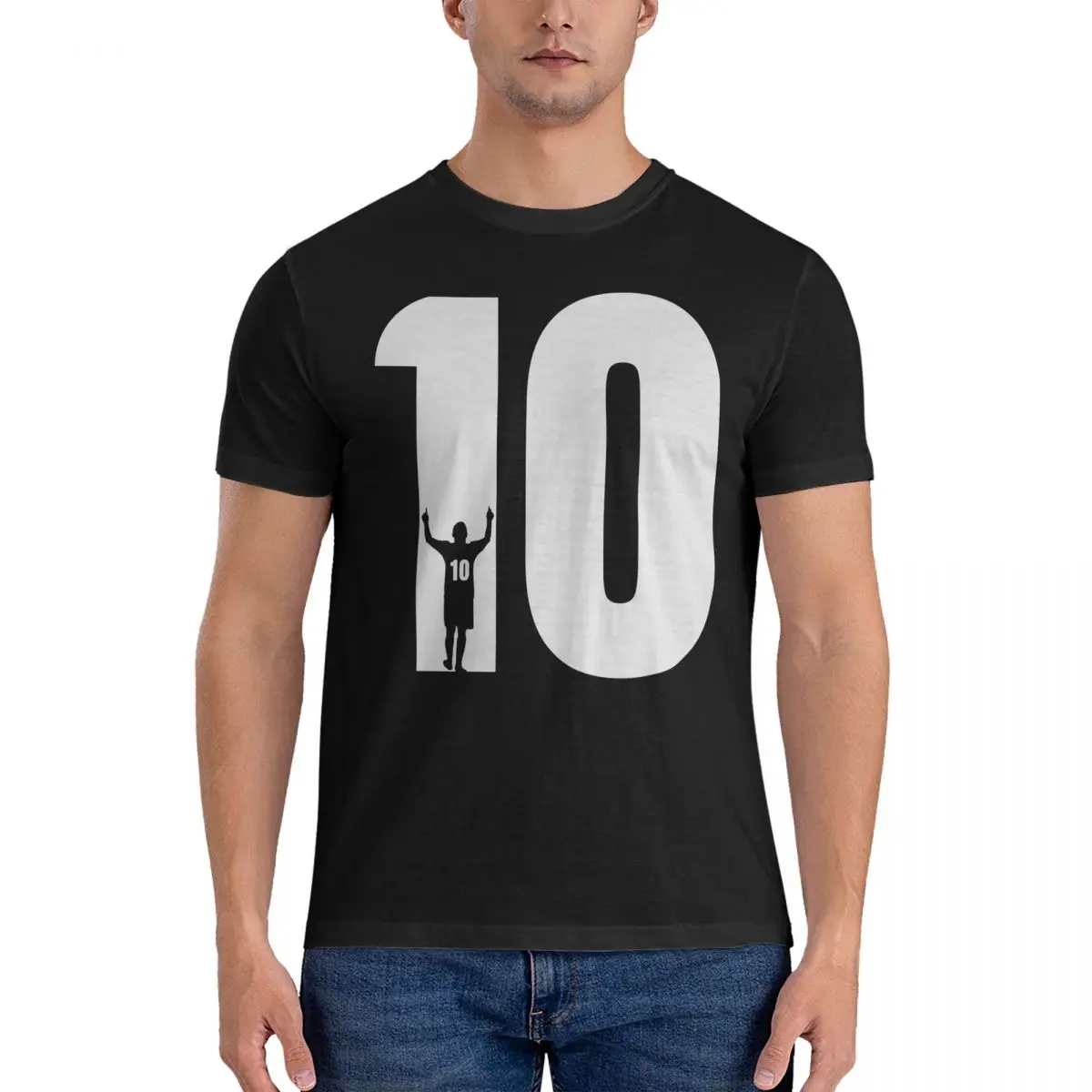 Футболка мужская с коротким рукавом и круглым вырезом 100% хлопок