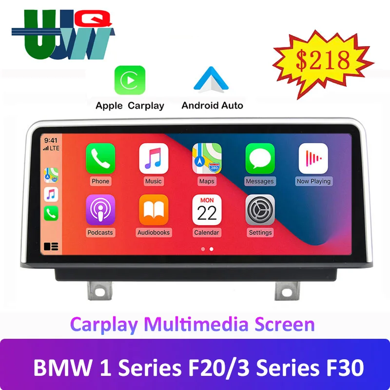 

UJQW 10.25" Linux System F20 Carplay Multimedia Screen NBT Radio For BMW Serie 1 2 3 4 F21 F22 F30 F31 F32 F33 F34 F36 Head Unit