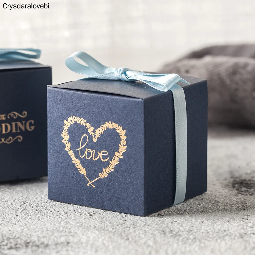 

High-grade 50pcs wedding favors and gifts gift boxes paper candy box wedding gifts for guests packaging party decoration