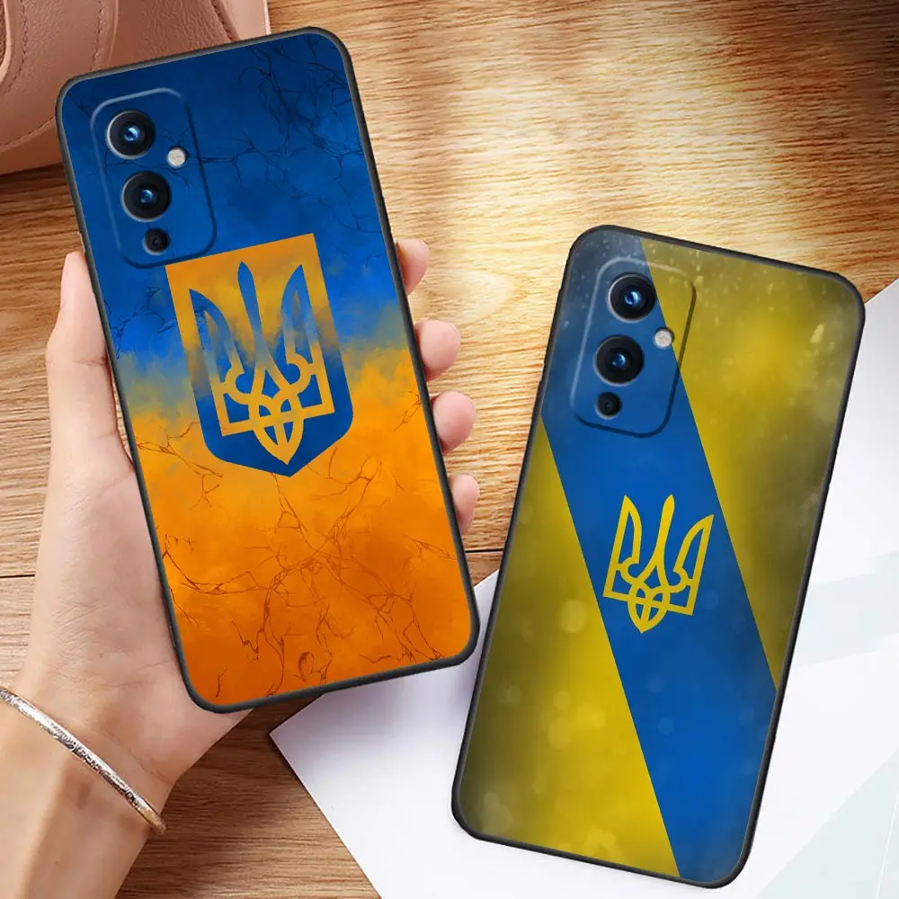 

Funda Coque Phone TPU Case For OnePlus 7 7T 8 8T 9 9R 10 9RT Nord N10 N100 N200 CE 2 Pro 5G Capa Case Para Cover Flag Of Ukraine