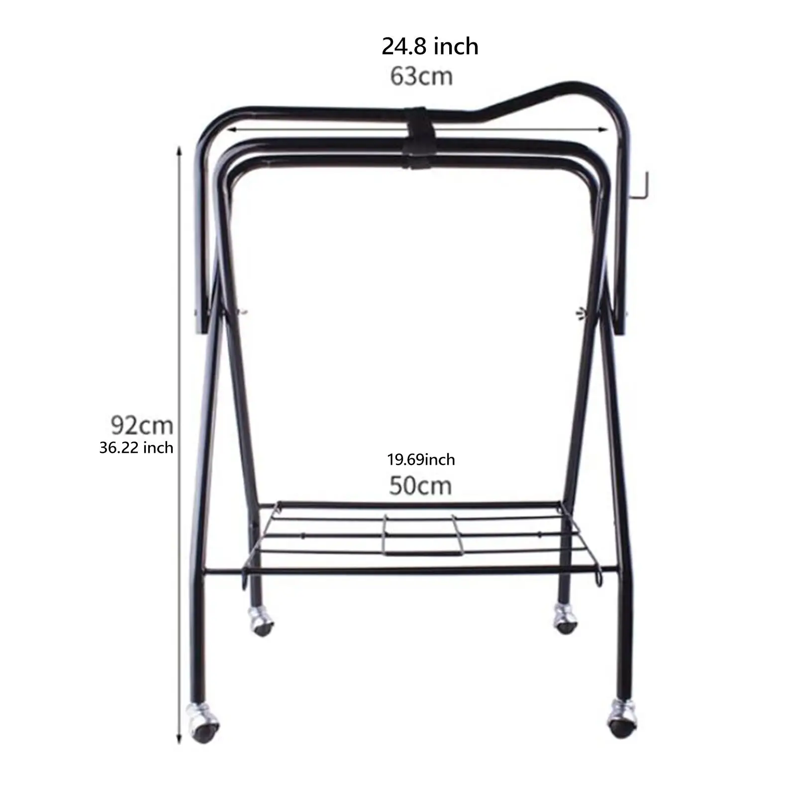 Портативная подставка под седло для лошадей складная стойка хранения в западном