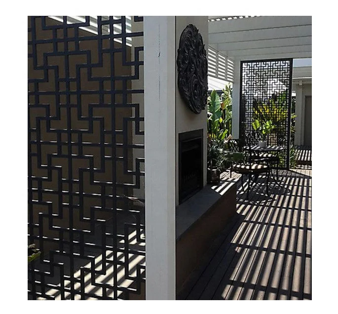 Индивидуальное украшение из нержавеющей стали для забора настенного экрана