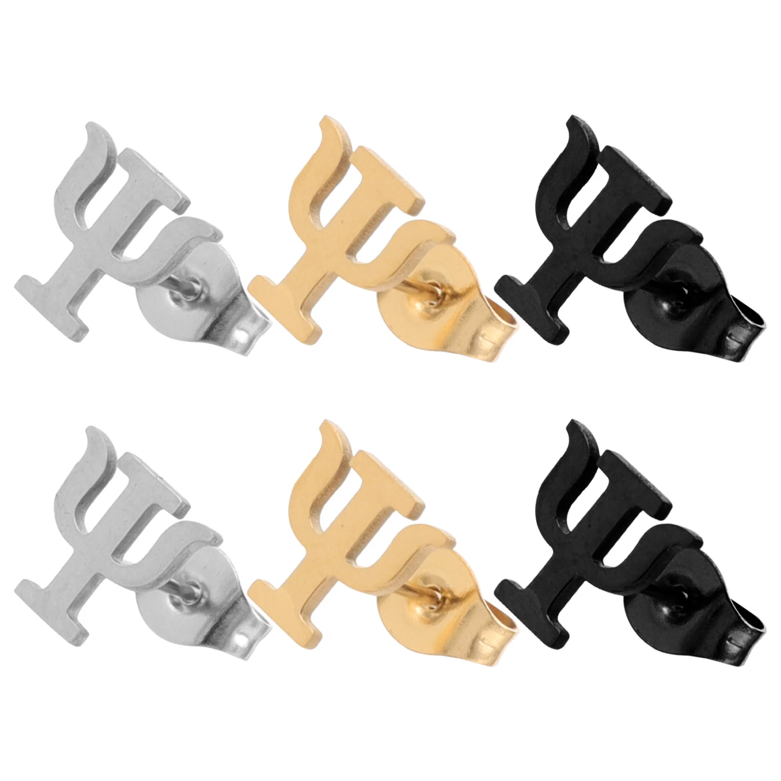 3 пары креативных серег с психологией научные очаровательные ювелирные изделия