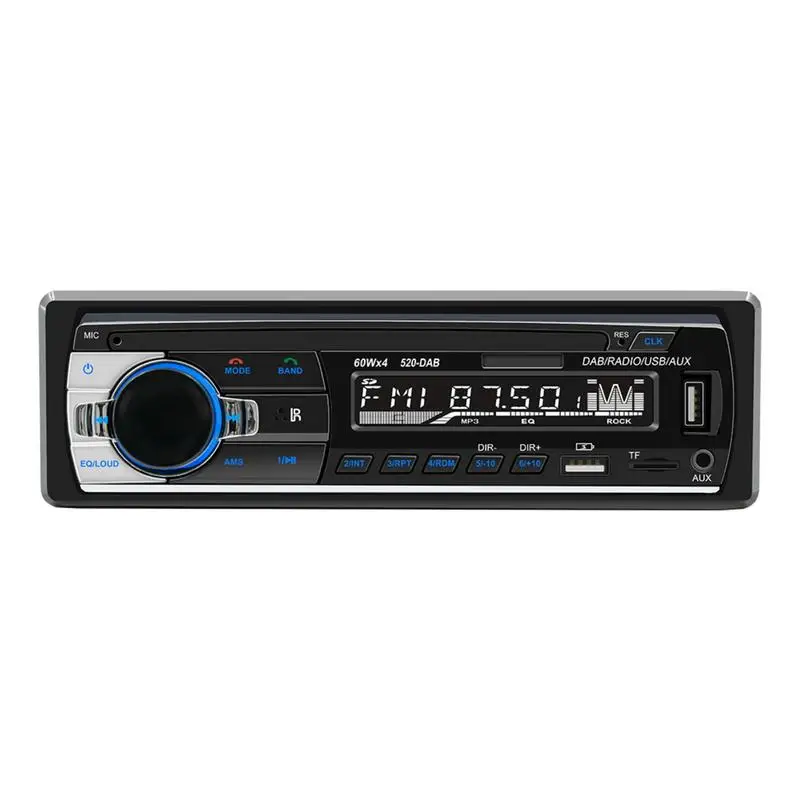 

Blue Tooth Car Radio 1 Din MP3 Player Handsfree Wireless Music FM AM Radio USB -in ISO Stereo Audio System Head Unit