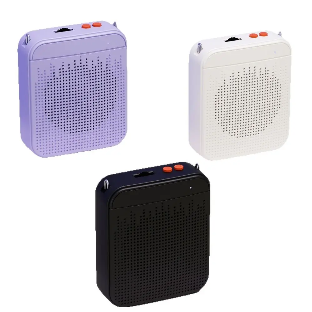 Фото Беспроводной усилитель голоса K5 с ремнем, легкий Bluetooth-динамик, FM-радио, пластиковый усилитель звука для занятий учителями №5
