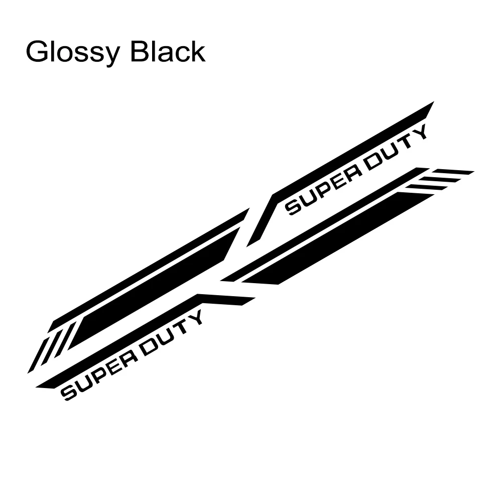 

Боковая наклейка на кровать для Ford Superduty Super Duty F250 F350, автомобильные полосы, декор, наклейка, грузовик, виниловый чехол, автомобильные аксессуары «сделай сам»