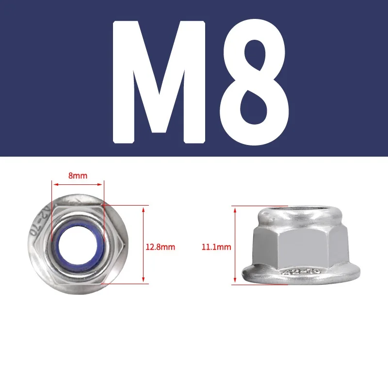 

2-30 шт., фланцевые гайки из нержавеющей стали