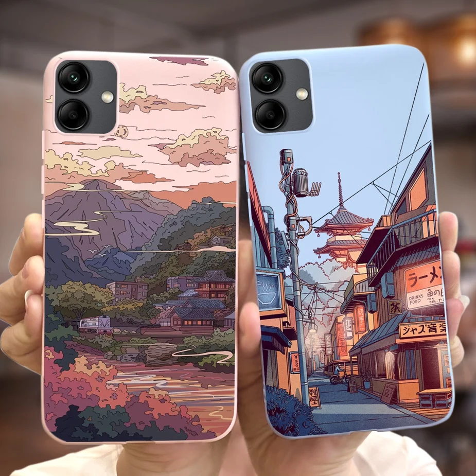 Чехол для Samsung Galaxy A04 A04e новый модный мультяшный чехол с рисунком мягкий ТПУ