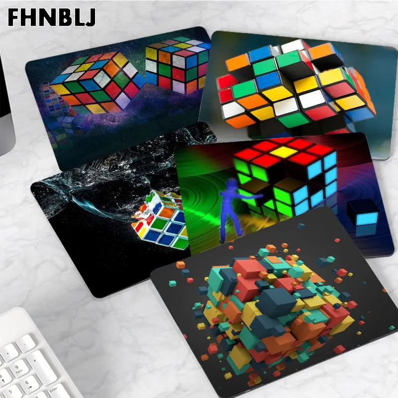 

Rubik's Cube Art Custom Skin Keyboard Mat Table Mat Students Gabinete PC Gamer Desktop Mouse Pad Desktop Mat