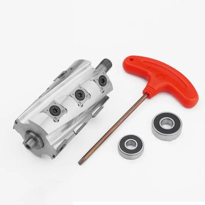 

Portable electric planer spiral cutter head for Bosch 80mm Makita 115mm replacable inserts freeshipping