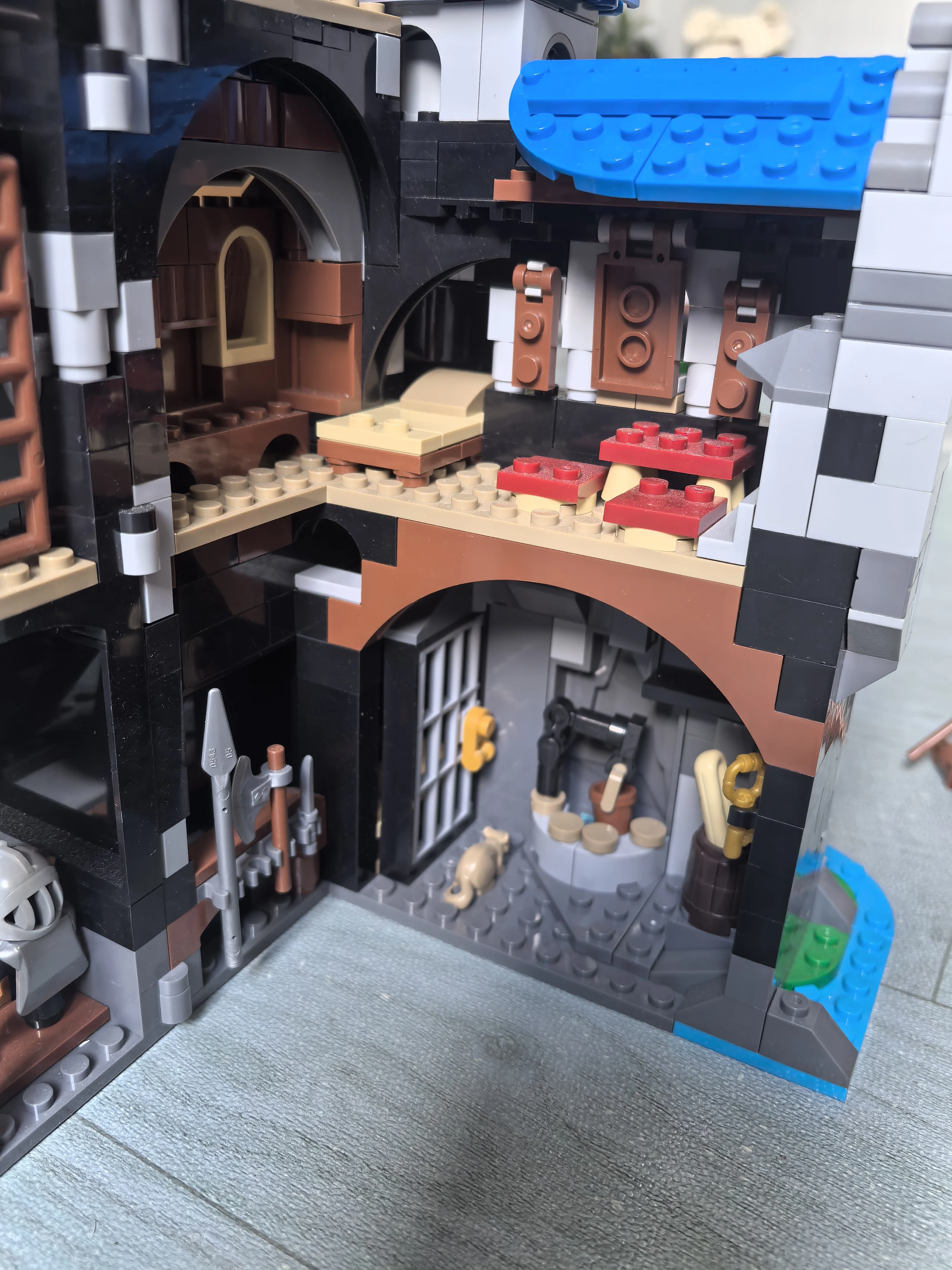 MOC-148389 архитектурная серия уезд хубин крепость замок Сборная модель игрушечный