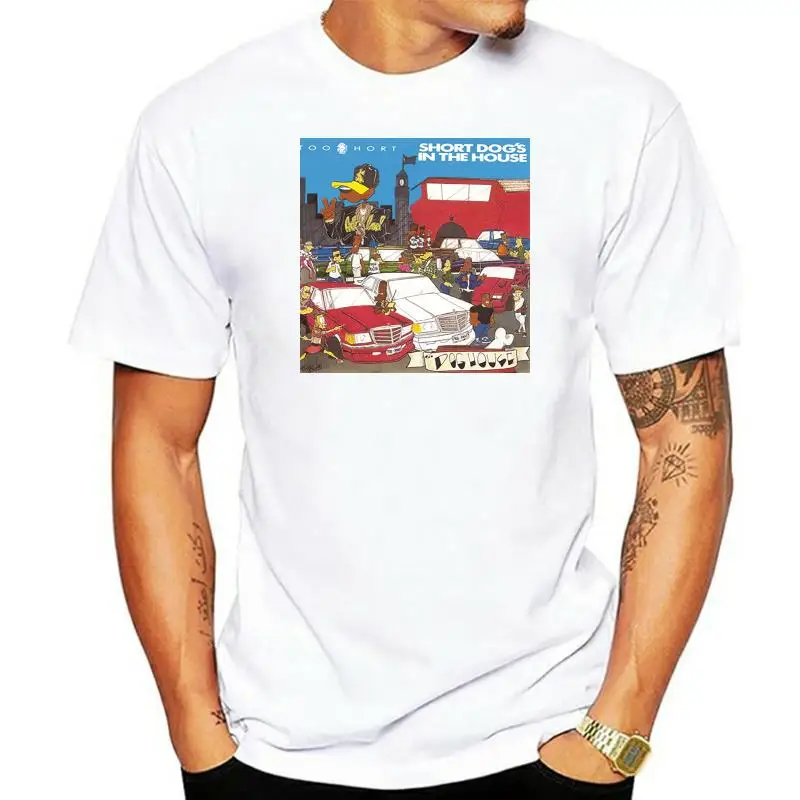 

Too $hort T-Shirt Hyphy Bay Area Shirt Short Dog In The House Album Cover